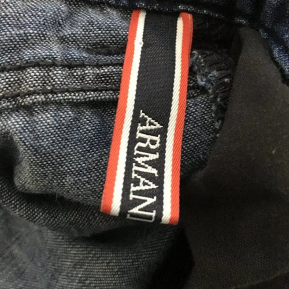Armani Jeans Men's Dark Wash Bootcut Jeans Sz. 31 - Picture 8 of 12